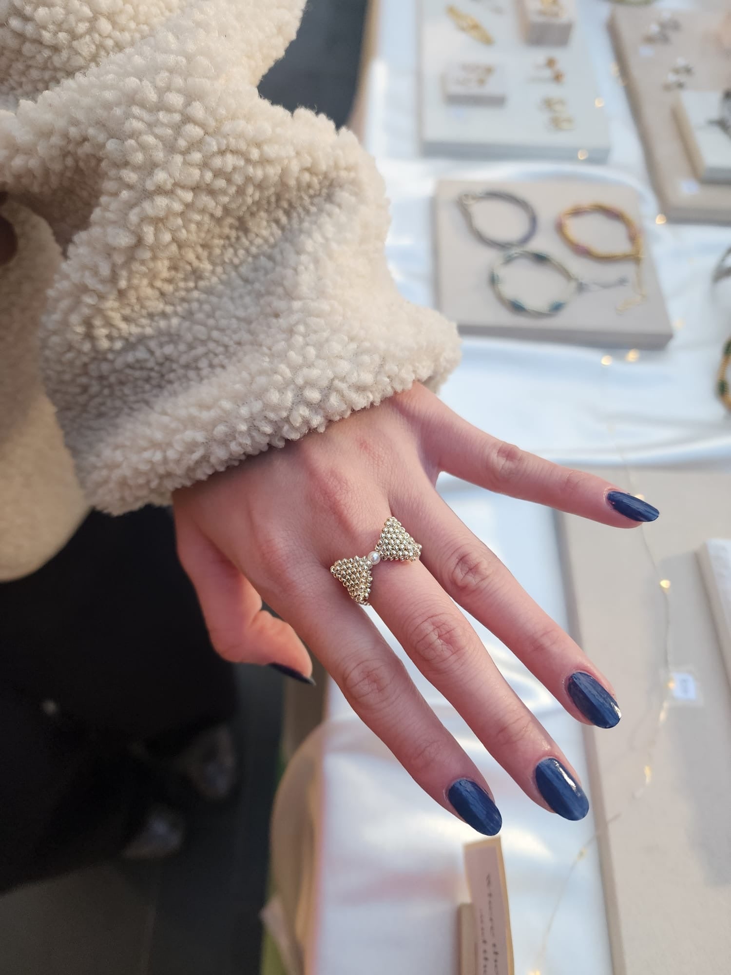 Pearl Bow Ring