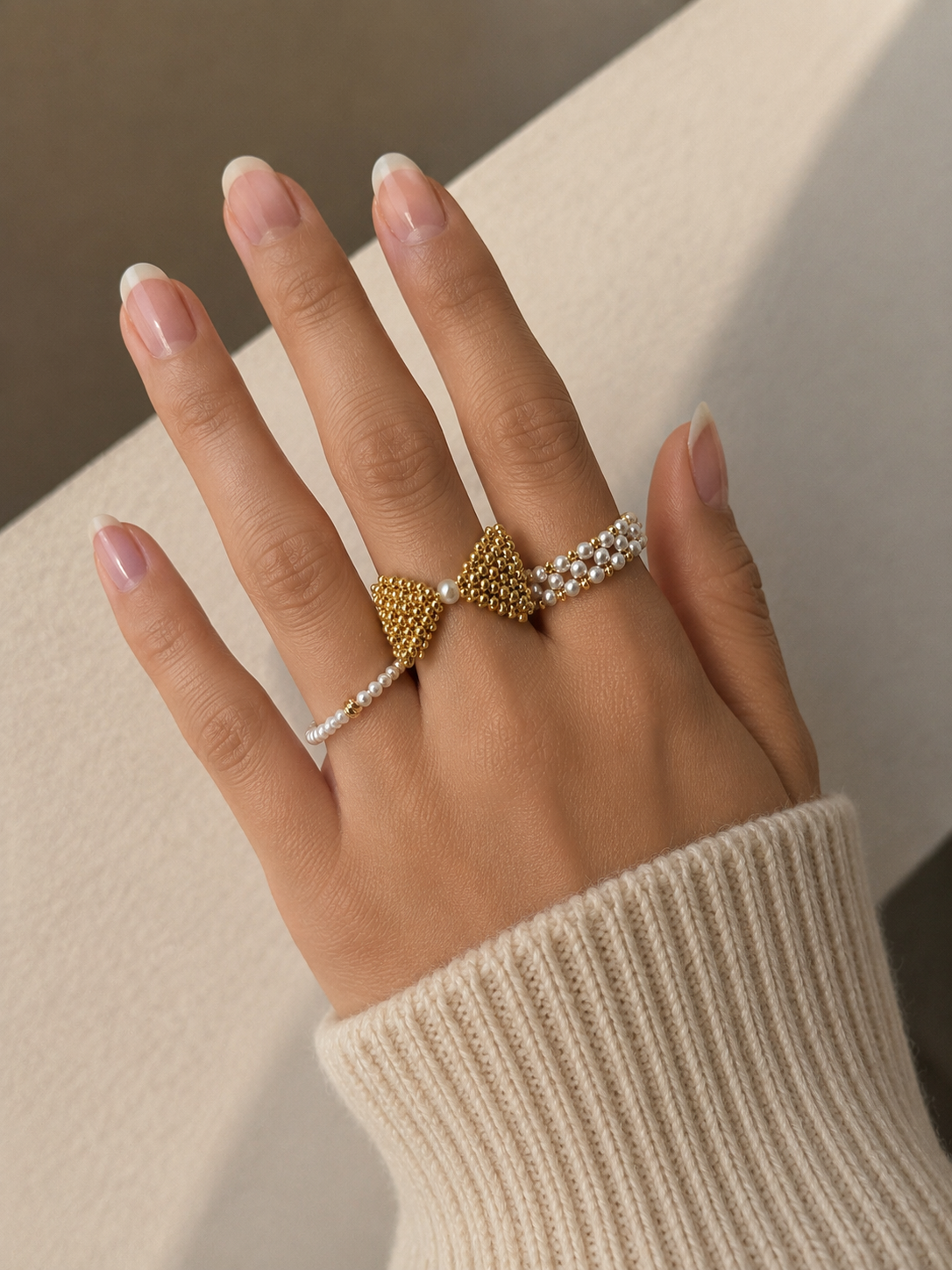 Pearl Bow Ring