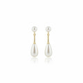 Retro French Pearl Drop Earrings