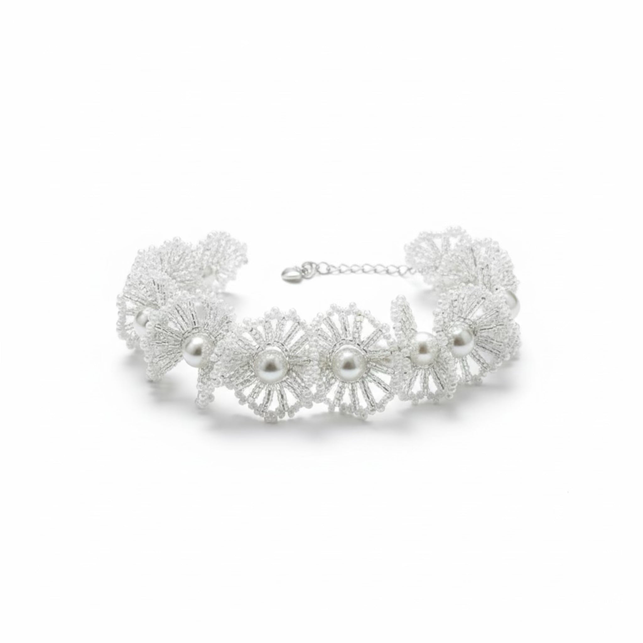 Celeste Lace Pearl Bracelet
