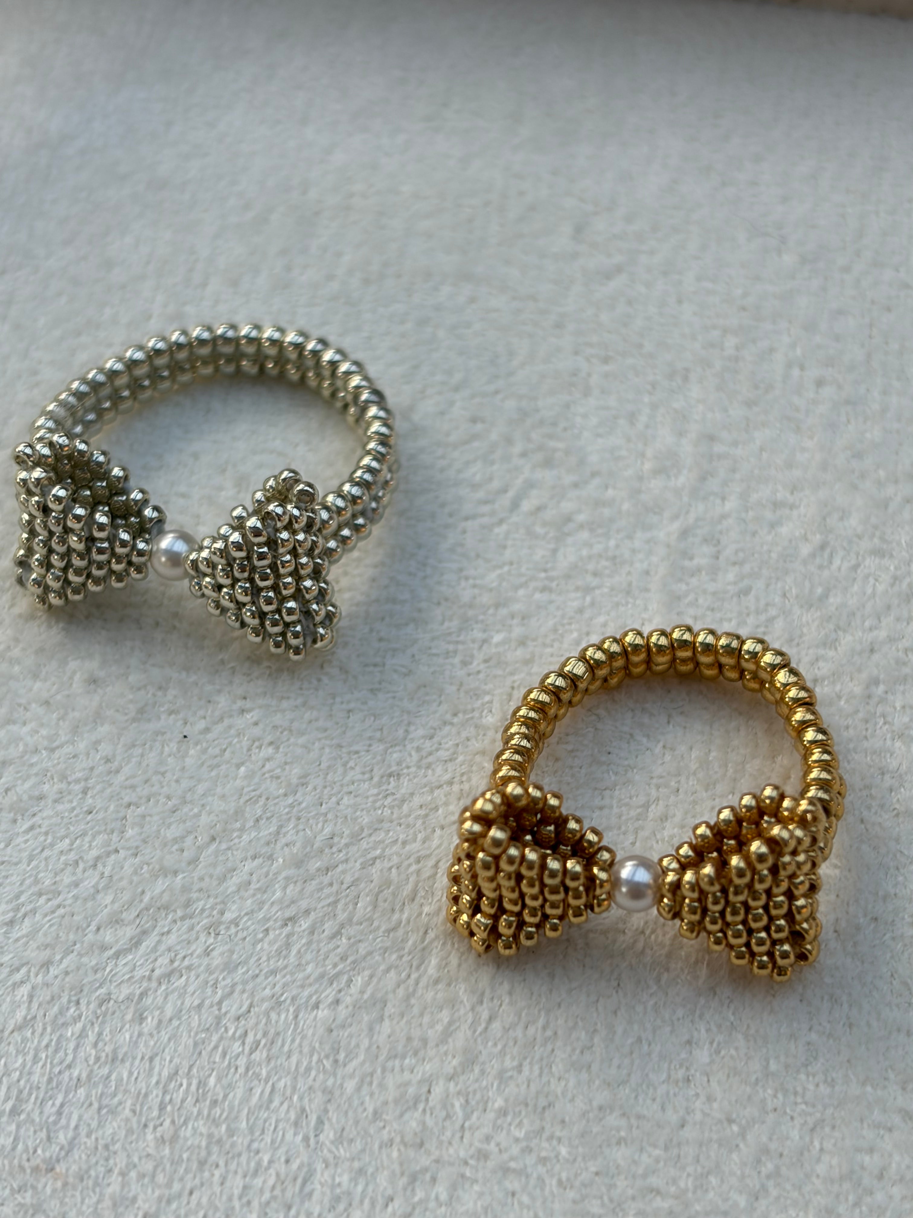 Pearl Bow Ring