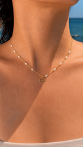Custom Celeste Pearl Necklace