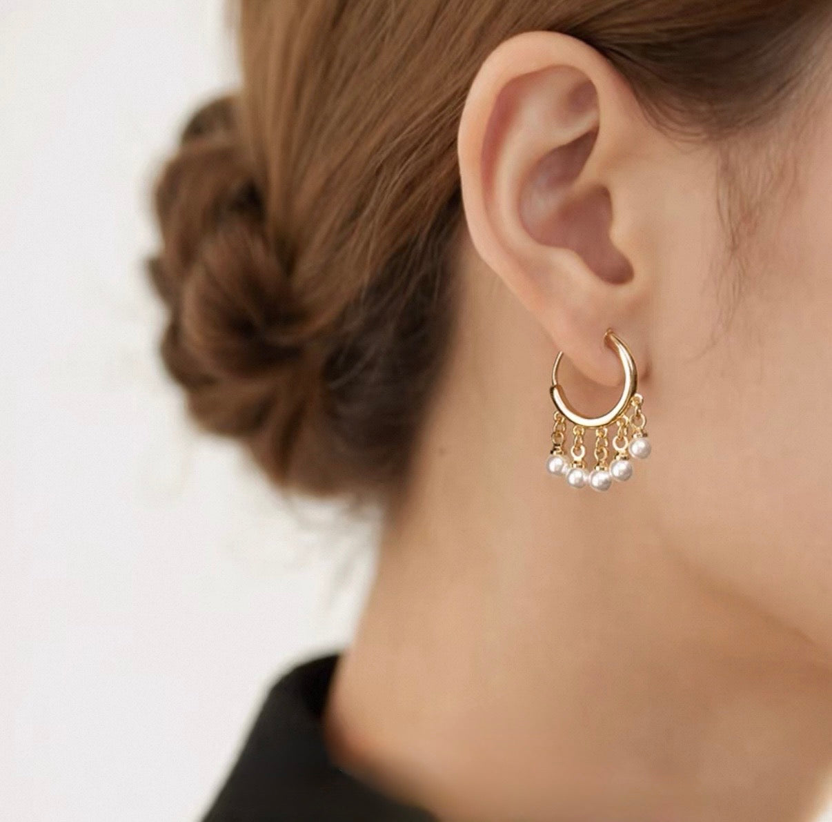Lumi Pearl Hoops